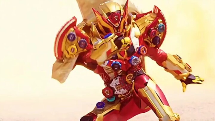 "Kamen Rider King Gates Gates evolves into King Gates and defeats White Woz.