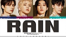 Seventeen - Rain (performance team ) Lyrics
