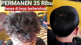 cara meluruskan rambut permanen pria | AMPUH ❗❗❗