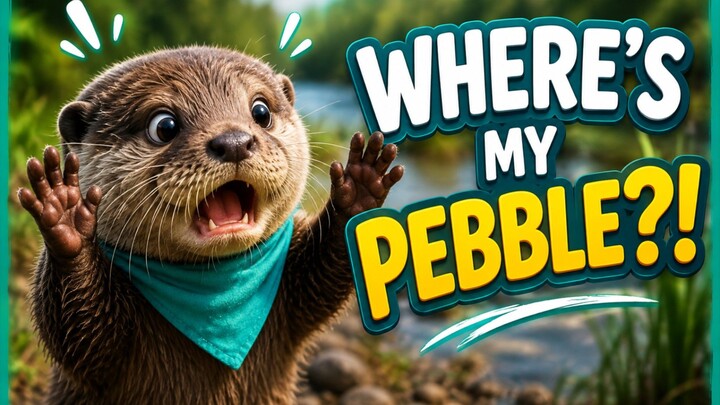 今天Ollie的幸运鹅卵石不见了！一起来看看小伙伴们怎么帮助他吧～"Ollie the Otter Lost His Lucky Pebble! 🦦 Cute Pond Friends Story