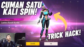 TRICK HANYA SATU KALI SPIN DAPAT BUNDLE LANGKAH FF!