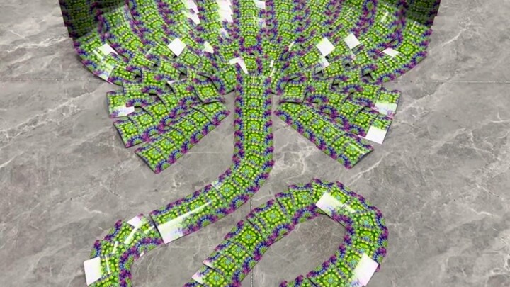 Tác phẩm mới đã ra mắt với màn biểu diễn domino cực kỳ mãn nhãn!