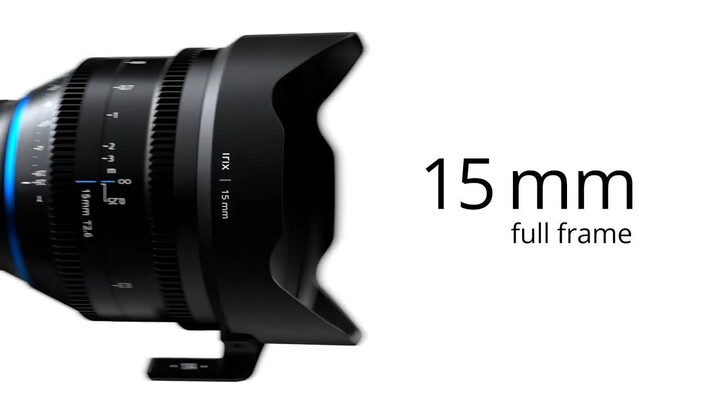 Cine 15mm T2.6 by Irix: Fast, versatile, low-distortion lens with magnetic mount system.