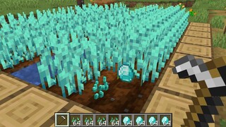 เมื่อข้าว!! กลายเป็นเพชร | Minecraft