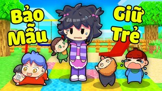 Noob Ruby Thử Thách 1 Ngày LÀM BẢO MẪU GIỮ TRẺ Ở Trong Minecraft và Cái Kết Là...