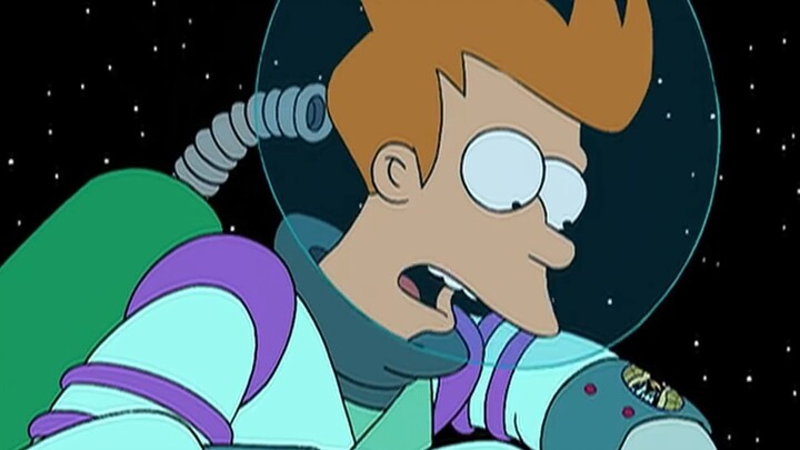 Fry becomes the savior and stops the evil Brain from taking over the universe (1)