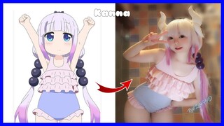 Kobayashi-san Chi no Maid Dragon en vida Real // Mejores cosplay 2021 !!!