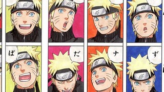 Rangkaian apresiasi "Naruto Shippuden" dengan sampul warna-warni dengan ekspresi yang sangat artisti