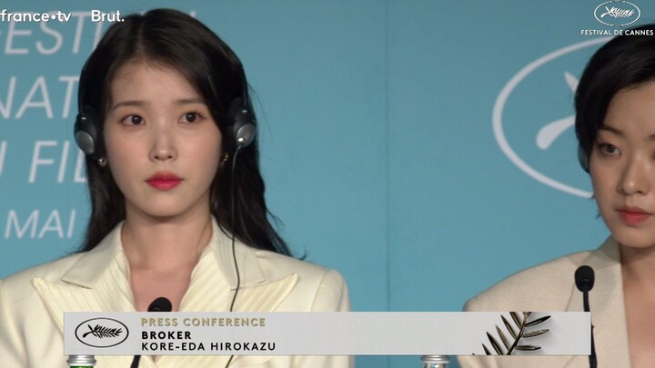 IU’s New Film “Broker” Press Conference at the 2022 Cannes Film Festival