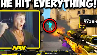 S1MPLE กำลังตีช็อตที่ไม่สามารถอธิบายได้! สตีวีทูเค คลัตช์มาสเตอร์! CSGO Twitch คลิป