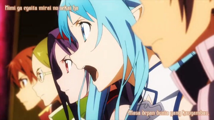 ⚔️Sword Art Online s2 - Op 4 (v2) "Courage by Haruka Tomatsu" | «ep 18-24» {Mother's Rosario arc}