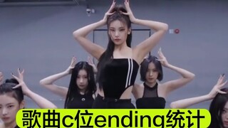 ITZY舞蹈结束ending统计☞ITZY是KPOP除选秀团外少有center定位的团~