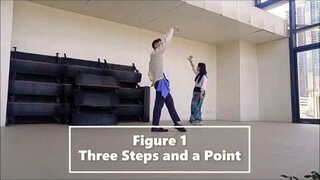 cariñosa folk dance (figure 1 to 8)