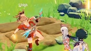 Don't ever fix this bug Mihoyo..