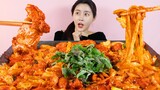 MUKBANG ASMR | Fantastic! Spicy Dak-galbi🍗(100% fresh meat, Stir-fried Chicken)Eat Eatingshow 아라 Ara