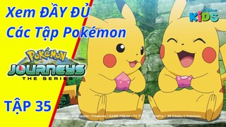 POKEMON JOURNEYS | Tập 35: Thu phục, Pikachu!! | tvBlue KIDS | Lồng Tiếng Việt