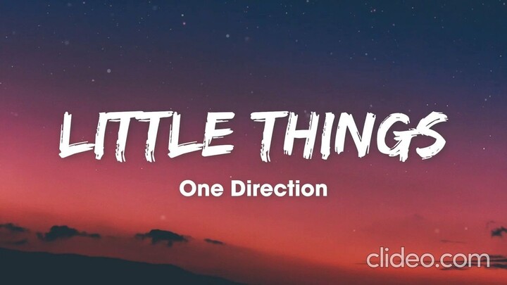 One Direction - Little Things (Lyrics) | PeePop