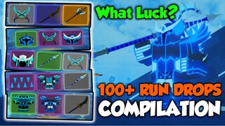 Dungeon Quest *Aquatic Temple* // 100+ Run Drops Compilation // What Luck you possibly get?