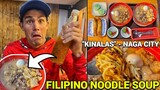 AMAZING FILIPINO NOODLE SOUP! Must Try In Naga Bicol (Motor Vlog Philippines)