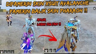 GAK TERIMA DIPAMERIN SKIN AVALANCHE , AUTO PAMERIN BALIK PAKAI PHARAOH DAN SEMUA XSUIT - PUBG MOBILE