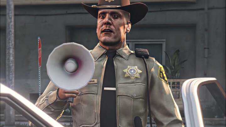 Even if this sheriff racked his brain, he still couldn’t figure out how such an armed force could ro