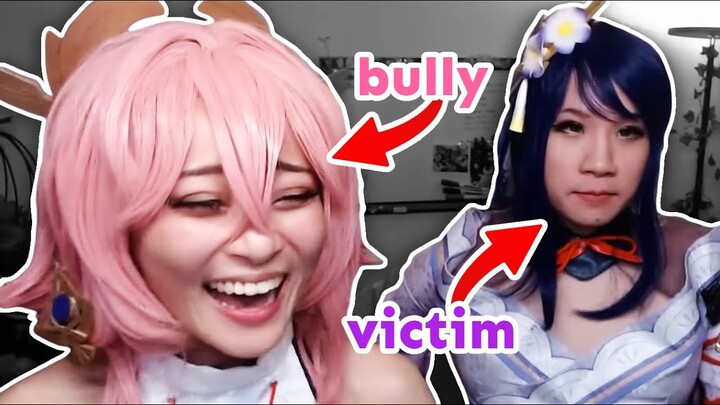 Ying and Rin read chat’s EiMiko fanfics… in cosplay (ft. @rintaichou)