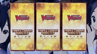 การเปิด Three Cardfight Vanguard Triple Drive Booster Special Series 12 กล่องภาษาอังกฤษ