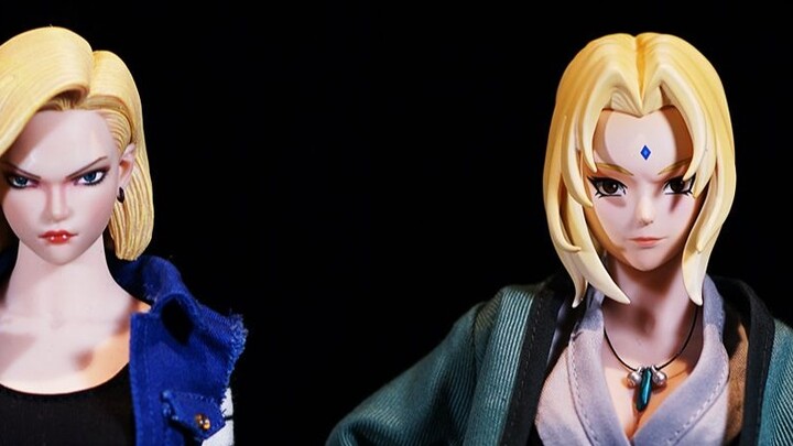 [Modeling is risky, be careful when playing] Dragon Ball Robot No. 18 & Naruto Tsunade Soldier Sharing