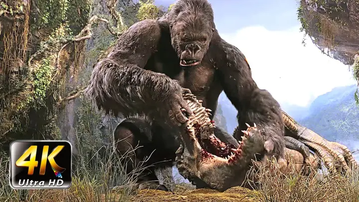 Fan Edit|"King Kong"|2005 King Kong Fight Against T-Rex
