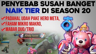 ALASAN Kenapa SUSAH BANGET NAIK TIER di SEASON 20 - Review Skin Starlight Jawhead - Mobile Legends