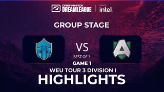 Game 1: Alliance vs Entity | WEU DPC 2022 Tour 3: Division 1