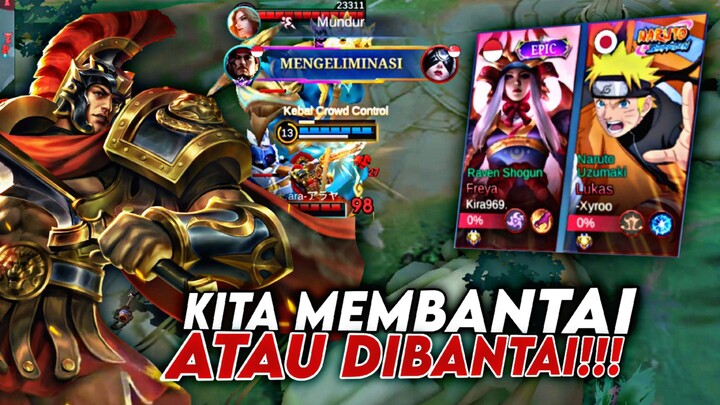 Lagi Main Lapu-Lapu Malah Ketemu Meta Tabrak Pakai Freya Jungler!! - Mobile Legends