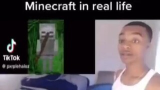 7 yo me watching minecraft irl