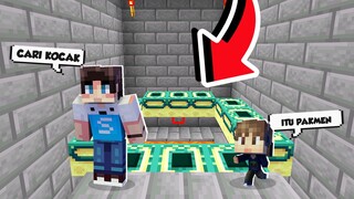 DUEL KOCAK MENCARI BUTTON PALING GAMPANG DI MINECRAFT!!!