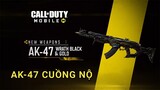 COD Mobile | 'Hóa Vàng' Đối Thủ Với AK47 Huyền Thoại: CUỒNG NỘ (Review AK47 Wrath Black & Gold)