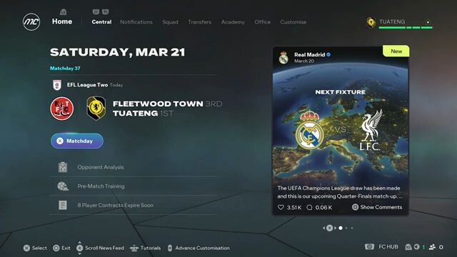 [LIVE] ตะลุยกันให้จบฤดูกาล | FC26: Manager Career - Part 10