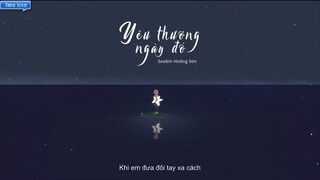 Yêu Thương Ngày Đó - lyrics - Soobin Hoàng Sơn