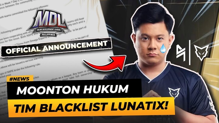 Moonton Resmi Menjatuhkan Denda ke Tim Blacklist Lunatix!