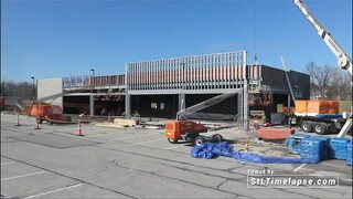 Restaurant building/construction time-lapse in St Louis MO