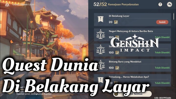 Quest Dunia di belakang layar | genshin impact indonesia