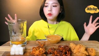 Chân gà rút xương, đùi gà cánh gà chiên cùng biaaa 9 #amthuc