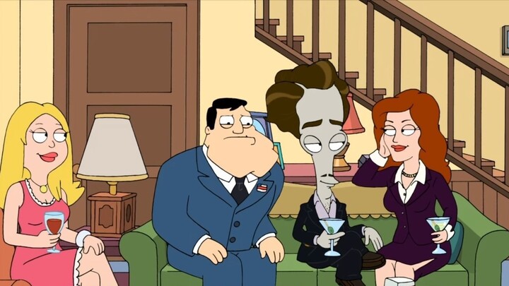 American Dad: I didn't expect the goddess to be an alien hunter who tricked Stan and Roger