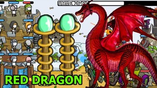 Grow Castle XÂY 2 CỘT THU LÔI NÂNG CẤP 80 TRIỆU VÀNG GIẾT RỒNG ĐỎ  - TOP GAME ANDROID IOS THÀNH EJ