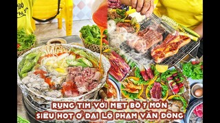 MẸT BÒ 7 MÓN siêu hot ở Đại Lộ Phạm Văn Đồng | Địa điểm ăn uống
