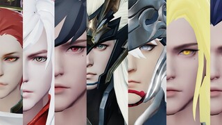 [King of Glory MMD/4k] The seven-member men's team of ancient style in the canyon--the up master has