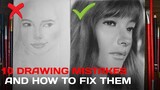 10 Drawing Mistakes And How To Fix Them | Tagalog