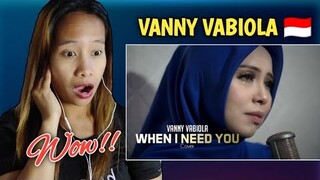 When I need you - Celine Dion ( Vanny Vabiola cover) || Reaction