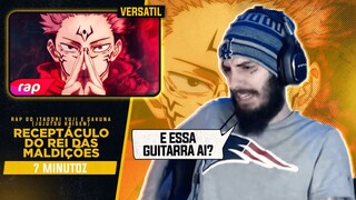 BEL REAGE A Rap do Itadori Yuji e Sukun (Jujutsu Kaisen)-RECEPTÁCULO DO REI DAS MALDIÇÕES | VERSATIL