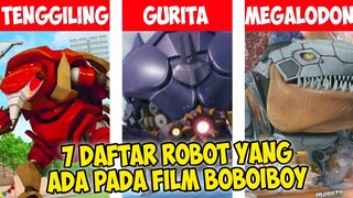7 Daftar Robot Yang Ada Pada Film BoBoiBoy