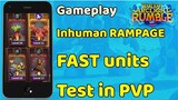 Inhuman Rampage - Gameplay using FAST units in PVP. Warcraft Arclight Rumble.